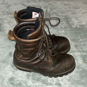 Red Wing Brown Leather Logger Boots 2219 Men’s 8.5
